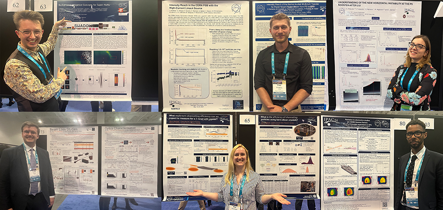 The Early Career Reserachers who highlighted their work: upper row:  Florian Stummer, TIrsi Prebibaj, Chiara Antuono. Lower row: Luke Dyks, Kay Dewhurst, and Samuel Niang. Credit: K Bernhard-Novotny